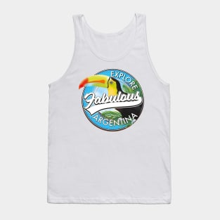 explore fabulous Argentina logo Tank Top